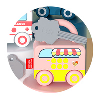 Jouets éducatifs Montessori Jacko Toys, jeux de mathématiques, correspondance des nombres et comptage, jouet de développement avec serrure et clé en plastique pour les enfants de 5 à 13 ans