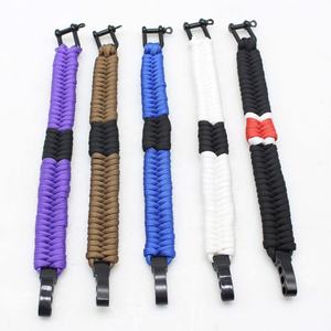 Hebilla de ajuste de aleación para exteriores Pulsera de supervivencia de cuerda de paraguas con grillete en forma de U multifunción - Product Image 4