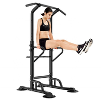 Alat Latihan Kekuatan Multifungsi Power Tower Pull Up Station Free Standing Dip Station untuk Home Gym