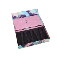 Boîte cadeau rigide en papier magnétique personnalisée de luxe moderne, finition UV, gaufrage, recyclable, couleur personnalisée, ensembles de vernis à ongles