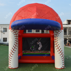 Gioco di Sport di carnevale commerciale All Star The paster Up gabbia da Baseball Speed Pitch gonfiabile per il noleggio di feste - Product Image 2