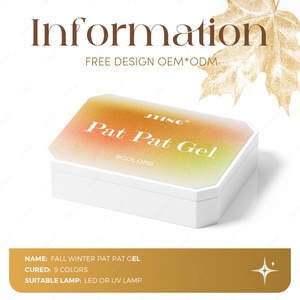 JTING Nueva Colección de Esmaltes de Uñas en Gel para Otoño/Invierno, 9 Colores, Colección Pat Pat Gel Polish, Libre de TPO y HEMA, Suministros para Arte de Uñas, OEM ODM - Product Image 2