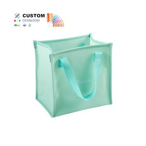 Timeforest Waterproof 40S 60S Transparent Pvc <b>Sewing</b> Jewelry Shopping Tote <b>Bag</b> With Custom Printed Logo - Product Image 1
