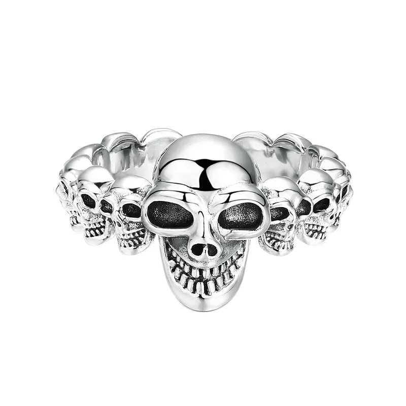 men's skull rings