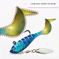 Le Crankbait lesté en forme de poisson The Brave 55mm 8g, appât souple artificiel en PVC avec paillettes intégrées, hameçons réalistes pour rivière et mer