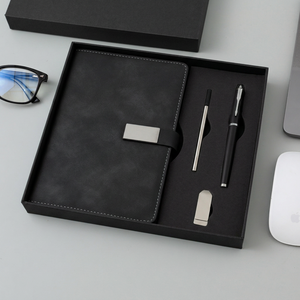 Nueva Libreta Creativa con Cubierta de Cuero/PU, Caja de Regalo, 100 Páginas, Tapa Dura, Logotipo Personalizado, Empaque Exquisito para Regalo Empresarial - Product Image 2