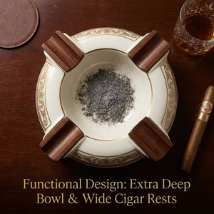 <span class=keywords><strong>Cendrier</strong></span> en résine et céramique personnalisé avec logo, amusant, pour cigares, idéal pour hôtels, bureaux, maisons, cendriers de luxe multi-formes pour fumeurs en extérieur - Product Image 5