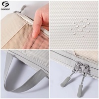 8pcs Sacs de Voyage Compression Étanche Différentes Tailles De Luxe Portable Double Fermeture Éclair Duffle Voyage Compression Emballage Cubes