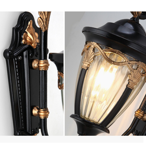 Cổ điển Ma-rốc Tường Ngoài Trời Đèn không thấm nước thép không gỉ bên ngoài vườn Đồn nhỏ với năng lượng mặt trời và dẫn nguồn ánh sáng - Product Image 1