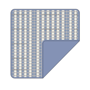 Manta de Forro Polar con Dinosaurios de Dibujos Animados para Niños, Color Azul Salvia, Forro Sólido, Cubierta para Cochecito de Bebé - Product Image 5