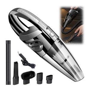 Aspirateur de voiture sans fil portable haute puissance 0728, petit collecteur de poussière manuel rechargeable avec 5 accessoires - Product Image 2