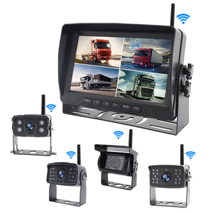 Không Dây <span class=keywords><strong>Rear</strong></span> <span class=keywords><strong>View</strong></span> Back up Máy Ảnh Không Thấm Nước Xe Tải Tầm Nhìn Ban Đêm Hệ Thống 7 "Màn Hình Cho Bán Xe Tải Xe Buýt Trailer Xe Tải 50V - Product Image 1