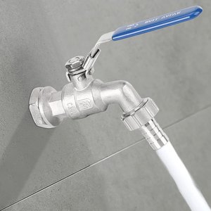 TMOK OEM personalizado 1/2 "1 \" pulgadas 304 Acero inoxidable CF8M válvula de salida de <span class=keywords><strong>bola</strong></span> moderno grifo de drenaje Bibcock grifo de agua lavadoras - Product Image 5