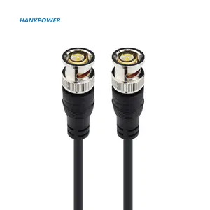 3C-2V gold plating BNC male to male CCTV Video extension Cable