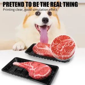 Toptan özel Logo simülasyon biftek interaktif dayanıklı tuval sesli evcil hayvan oyuncağı köpek çiğnemek oyuncak - Product Image 2