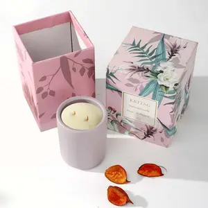 gift boxes for candles scented candle box square rigid scented candle packaging paper box