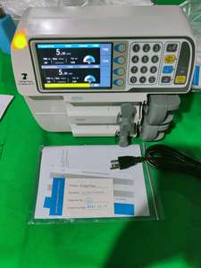 Pompe à <span class=keywords><strong>seringue</strong></span> à perfusion électrique à double canal pour équipement médical vétérinaire - Product Image 6
