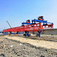 Formation technique fournie pour l'installation de poutres ferroviaires de 120 tonnes
