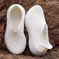Chaussures aquatiques unisexes 3D en nid d'abeille, sabots EVA, pantoufles respirantes à enfiler, chaussures de plage et de piscine à séchage rapide, sandales pour hommes