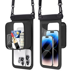 Pochette étanche pour téléphone IPX8 de 7,5/8,5 pouces, grande taille, sac de sport sec pour la plage avec fonction flottante pour téléphones portables - Product Image 1