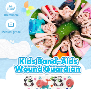 BLUENJOY, vendaje <span class=keywords><strong>de</strong></span> dedo impreso personalizado, Bandaid <span class=keywords><strong>de</strong></span> dibujos animados para niños, botiquines <span class=keywords><strong>de</strong></span> primeros auxilios no tejidos transpirables, yeso para heridas - Product Image 4