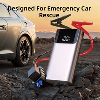 Démarreur de Voiture Portable 8000mAh 1000A avec Affichage Numérique, Alimentation d'Urgence et Pinces de Batterie Intelligentes
