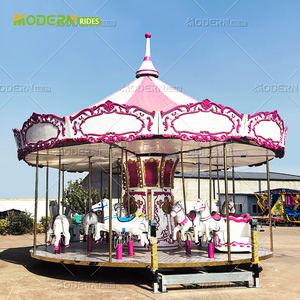 Manège portable en fibre de verre pour intérieur/extérieur avec remorque pour centres commerciaux et parcs d'attractions - Product Image 2