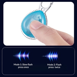 USB Rechargeable Waterproof LED Pet Safety Light <b>Clip</b>-on Dog <b>Collar</b> Pendant Light Flashing for Night Walking - Product Image 5