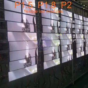 Flexible pantalla OLED pantalla Flexible módulo Led P1 P1.5 P1.875 P2 P2.5 P3 pantalla led