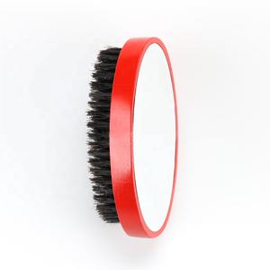 Nuovo arrivo spazzola per barba con specchio 2 in 1 strumento per lo Styling per barba e capelli facciali spazzole per pettine baffi - Product Image 4