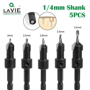 Hex Shank Countersink <b>Drill</b> 6mm Alloy Head Woodworking Screw <b>Drill</b> <b>Step</b> <b>Drill</b> For Wood Installation - Product Image 5