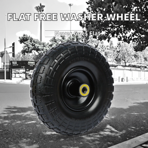 Neumático Antipinchazos de 10 Pulgadas 4.10/3.50-4, Ruedas Sólidas de Espuma de PU para Lavadora de Alta Presión, Origen China, Probado y Certificado - Product Image 2