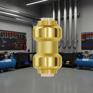 Raccordi per tubi a innesto rapido da 1/2 pollice, 25 pezzi, gomito dritto a T in lega di alluminio per sistema ad aria, modello D0100HRICC2 - Product Image 2