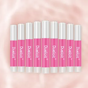 Harga terbaik akrilik buatan Tekan pada ujung kuku lem Mini Pink penahan 2g lem ekstensi kuku lem massal Gel untuk kuku