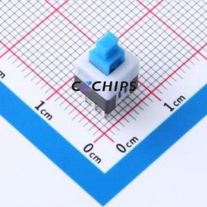 HX 7-7 WS Push Button Switch DIP Switch Double Pole Double Throw No Lock Rectangle Plunger Through Hole - Product Image 1