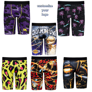 Heren Ondergoed Groothandel Digitale Print 3d Ademende Volwassen Fietsbroek Heren Boxers Joggingbroek - Product Image 1
