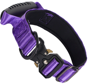 <strong>Dog</strong> <strong>Collar</strong> Soft <strong>Padded</strong> Nylon Handle for <strong>Medium</strong> to Large <strong>Dogs</strong> Heavy Duty Tactical Style - Product Image 4