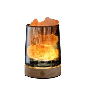 Lampada Notturna Aromaterapica Senza Fiamma in Cristallo Naturale Grezzo, Diffusore di Oli Essenziali in Ametista, Regalo per Casa e Camera da Letto - Product Image 5