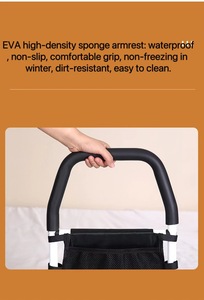 Barra de Apoyo para Cama con Rieles Antideslizantes para Adultos Mayores, Bastón de Seguridad para Prevenir Caídas con Bolsillo de Almacenamiento para Personas Mayores - Product Image 4