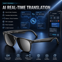 Lunettes Intelligentes de Traduction IA : Traduction Vocale et Vidéo en Temps Réel, Modèle IA Gratuit, Interprétation Simultanée pour Appareils Connectés