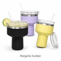Vaso Margarita de Acero Inoxidable de 16oz Personalizado al por Mayor, Regalo para Bodas y Fiestas Nupciales, Copa de Cóctel Grabada, OEM al por Mayor