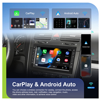 Podofo Android Voiture Stéréo 7 ''4 + 64G Sans Fil CarPlay/Android Auto GPS FM RDS Pour Volkswagen/PASSAT/Skoda/POLO/GOLF Personnalisation