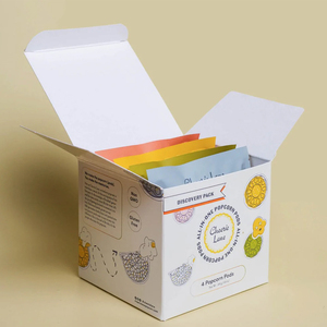 Boîtes d'emballage en papier avec logo personnalisé pour tampons hygiéniques - Product Image 1