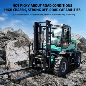 מלגזה דיזל חדשה מדגם Hongqian CPCD  לעבודה כבדה בתוך מבנים, עם הנעה 4X4, קיבולת של 3-<span class=keywords><strong>10</strong></span> טון, תורן תלת-שלבי וצמיגים מלאים. - Product Image 4