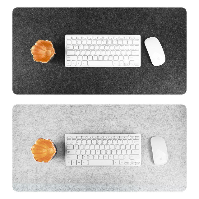 Custom Felt and Cork Mouse Pad Eco-friendly No Slip Felt Mouse Mat School Supplies Office Accessories Desk Set