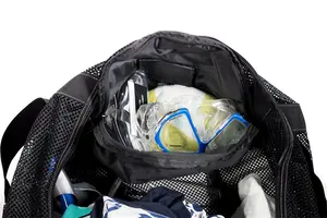 OEM Tas Duffel Jala Selam, Tas Peralatan Olahraga untuk Latihan Gym Sepak Bola Scuba Snorkeling dengan Tali Bahu Dapat Disesuaikan