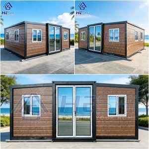 Casa Modular Expandible de Contenedores de 30/40 Pies, Resistente al Sal del Mar, para Retiro en la Costa, con 3 Dormitorios y 2 Baños, Casa Plegable Galvanizada Tipo Villa - Product Image 5