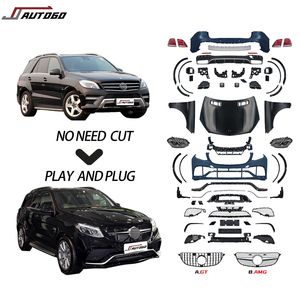 Kit di Conversione e Restyling <span class=keywords><strong>Auto</strong></span> da Vecchio a Nuovo per Mercedes-Benz ML W166 2012-15, Aggiornamento al Paraurti GLE 63 16-19 - Product Image 1