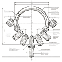 Anneau de piercing articulé en titane ASTM F136 avec zircon en forme de poire, pour enfant, unisexe, pour Daith, Septum, bijou de mode