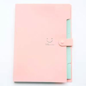 <b>A4</b> Multi-Layer <b>Folder</b> Bag Candy Color Five Grid Organ Bags Large Capacity Simple Office School Supplies <b>File</b> <b>Folders</b> - Product Image 6